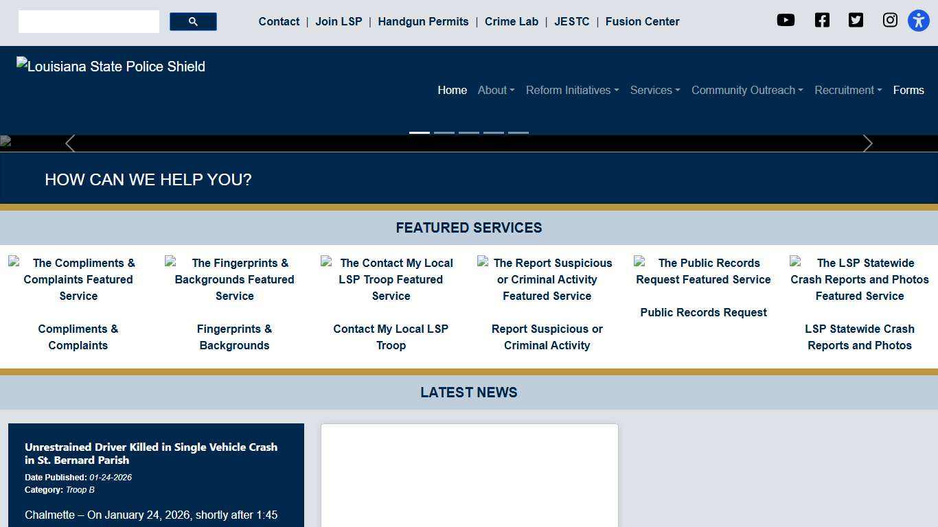 Home - Louisiana State Police